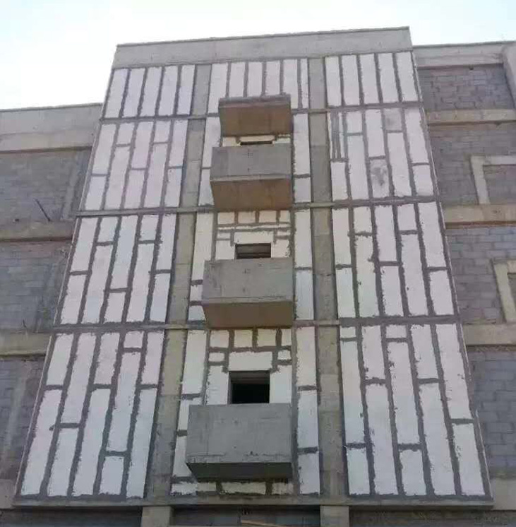 轻质隔墙板施工现场